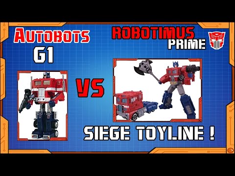 Transformers SIEGE vs G1 Toyline Comparison (Autobots)