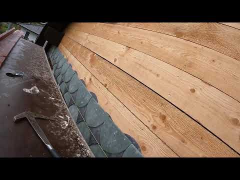 Schiefer Schmuckband mit Colorschiefer an Giebel decken - Teil 2 - Live aus Neukirchen