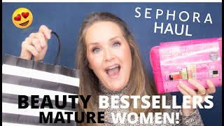 Sephora Haul Picks (Holiday 2023) for OVER 50 Women | These Products are INCREDIBLE for Mature Skin!