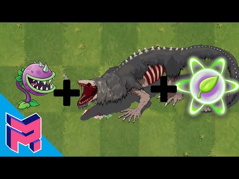 Plants vs Zombies Fusion Hack Animation ( Chomper + SCP-682 + Plantfood )