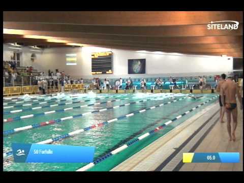 Serie 14 dei 50 Farfalla  Assoluti Maschi Master - Campionati Regionali Masters 2014 di Veneto e Fr