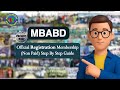 MBABD Official Register Membership Non Paid Apply Now Easily