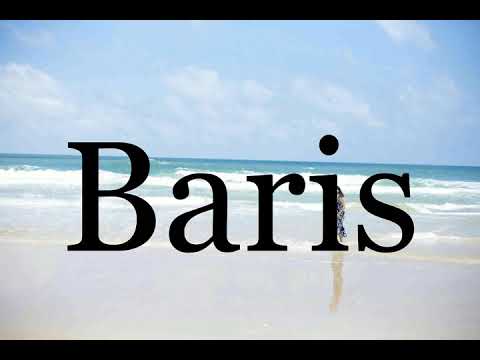 How To Pronounce Baris🌈🌈🌈🌈🌈🌈Pronunciation Of Baris