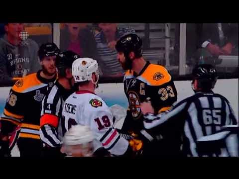 Jonathan Toews vs Zdeno Chara Part 2 -  June 19 2013 HD Game 4