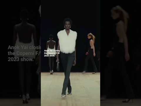 HIPS DON'T LIE! Anok Yai at Coperni Fall/Winter 2023-2024 Ready-to-wear show in Paris #shorts