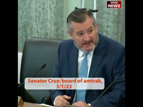Cruz: Previously Considered You For Board Of Amtrak, A Position You Were Qualified For