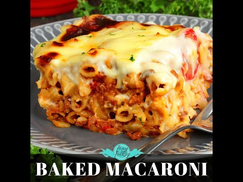 Filipino-Style Cheesy Baked Macaroni | Meaty, Creamy & Delicious!