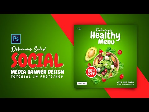 How to Design Furniture Social Media Banner Adobe Photoshop Tutorial Speed Art Grafix Mentor