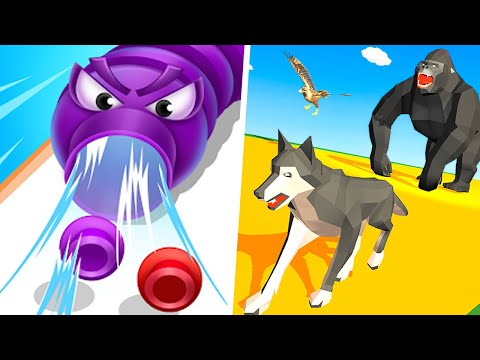 Pop Tube Run | Epic Animal Hop & Smash Run 3D - Gameplay Walkthrough Max Levels (Part 1)