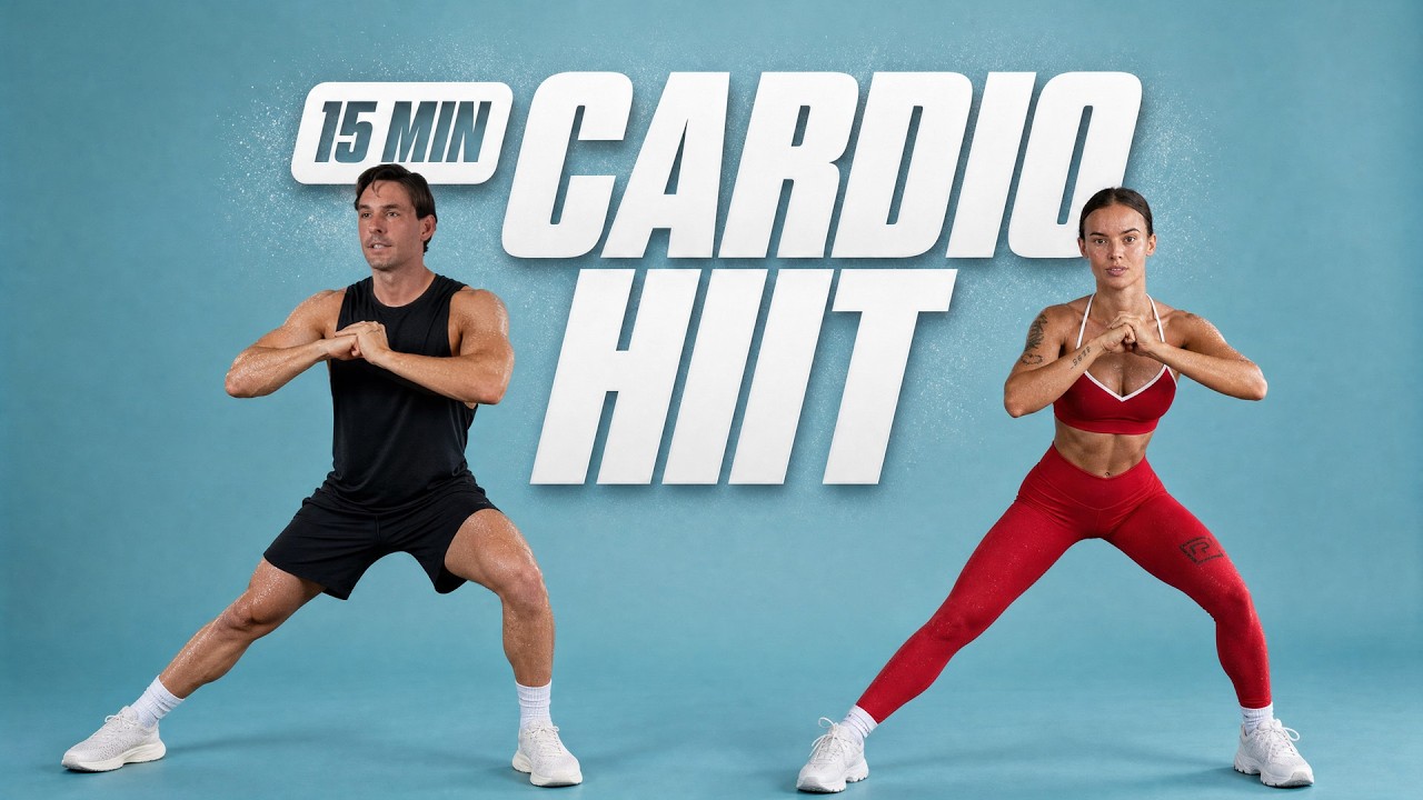 15 Min Standing HIIT Workout | Calorie Killer (No Equipment, At Home)