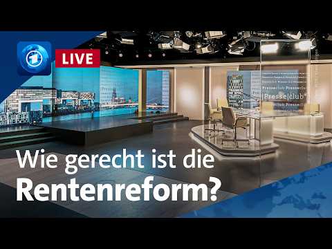 Video Thumbnail: Rentenreform: Genug, gerecht und sicher? | ARD-Presseclub