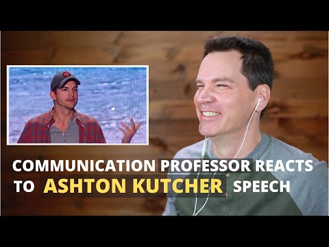 Communication Professor's Reaction to Ashton Kutcher's Speech for Teen Choice Award