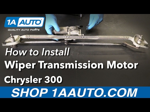 How to Replace Wiper Transmission Motor 05-10 Chrysler 300