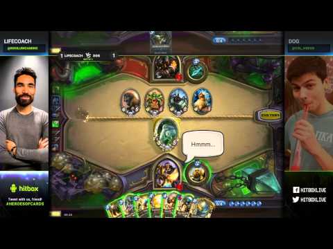 Lifecoach VS Dog - Heroes of Cards 5 Round E Hearthstone