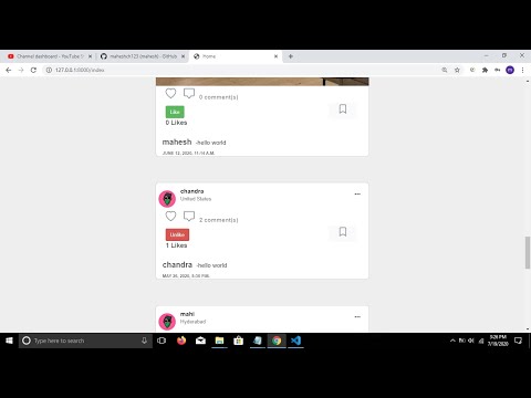 Django social  media Web Application