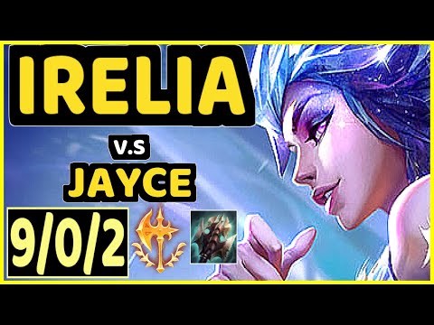 QUAD (IRELIA) vs JAYCE - 9/0/2 KDA MID CHALLENGER GAMEPLAY - KR