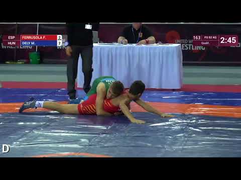 Qual. FS - 52 kg: F. FERRUSOLA (ESP) v. M. DELY (HUN)
