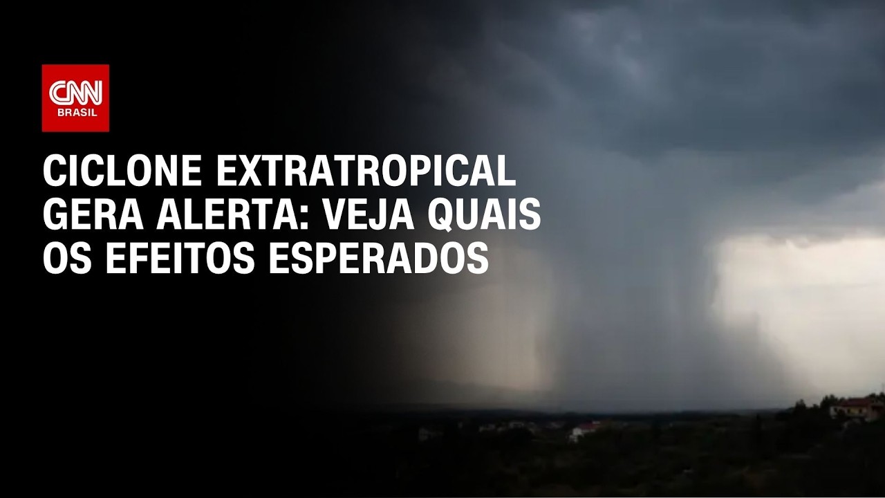 Ciclone extratropical se forma no Brasil e avança para o oceano | CNN NOVO DIA