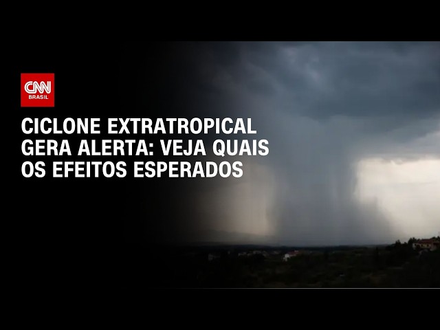 Ciclone extratropical se forma no Brasil e avança para o oceano | CNN NOVO DIA