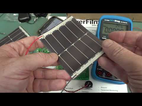 #1179 - PowerFilm Flexible Indoor Solar Cell