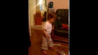 Sinister - Emerged With Hate headbaning by 2yo girl (The new generation ;D;D)