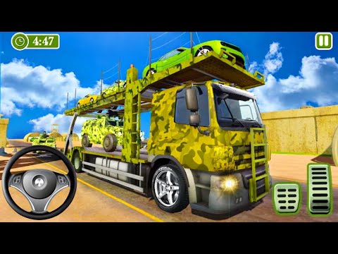 Us Army Car Transport Simulator Games 2021 - Airplane Pilots Game Android Gameplay
