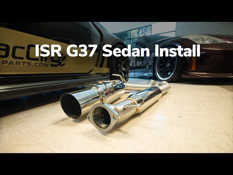 How to Install G37 Sedan ISR exhaust | Single Exit |