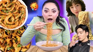 جربت اغرب وصفات التيكتوك للنودلز ???? | وصفة جونكوك صدمتني ????