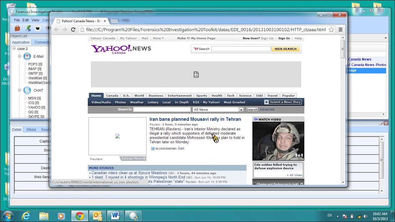 FIT: Network Packet Forensics Software - Tutorial
