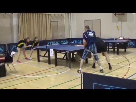 Linda Pihelgas/Greeta-Maria Ulmre  - Sauli Wagner/Kimmo Pihkala (PT Espoon kevätkisat 9-10.4.2016)