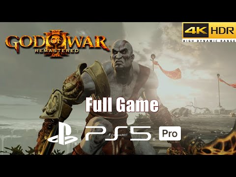 God of War 3 Remastered PS5 Pro | Full Game Walkthrough in 4K HDR 60FPS (Must Play #05)
