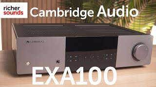 Video thumbnail for Cambridge Audio EXA100 Stereo Amplifier | Richer Sounds by Richer Sounds