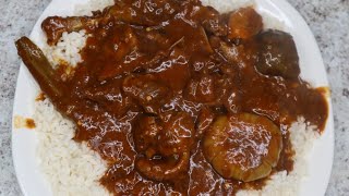 How to cook Domoda faringe, flour chicken stew/ Gambian food
