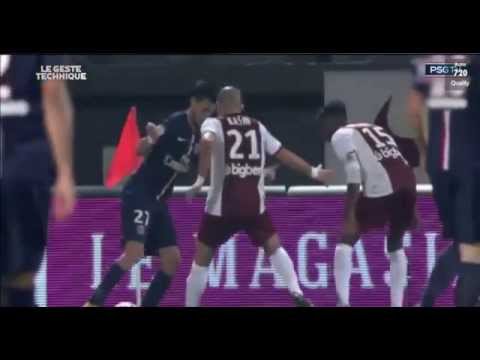 GESTE MAGNIFIQUE DE JAVIER PASTORE PSG-METZ