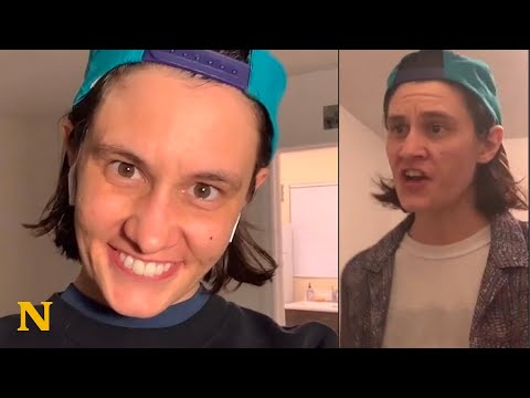 Jim Carrey's "daughter" looks and acts just like him!