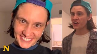 Jim Carrey&#39;s &quot;daughter&quot; looks and acts just like him!