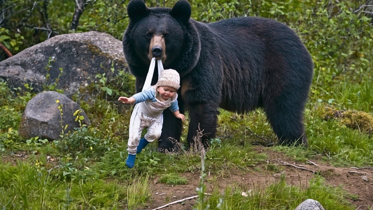 Bear refuses to let baby go, Ranger bursts into tears when he discovers why