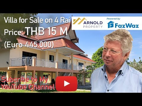 Pool Villa for Sale on 4 Rai land - THB 15 M (Euro 445.000)
