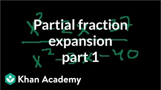 Partial Fraction Expansion 1
