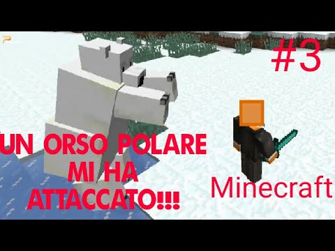 Minecraft (PS4): Sono Stato Attaccato Da un Orso Polare!!! - Ep #3