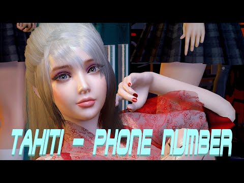 VaM TAHITI (타히티) - PHONE NUMBER (폰넘버), Dance, MMD, ダンス 4K60FPS
