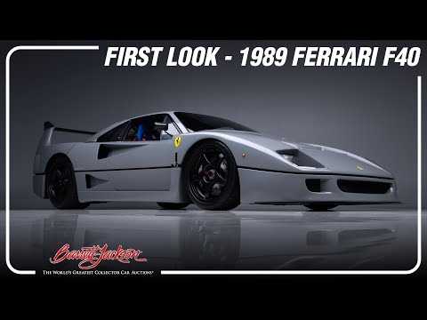 FIRST LOOK - 1989 Ferrari F40 - BARRETT-JACKSON 2023 SCOTTSDALE AUCTION