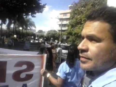 Manifestações em Curvelo contra a reforma da previdência.