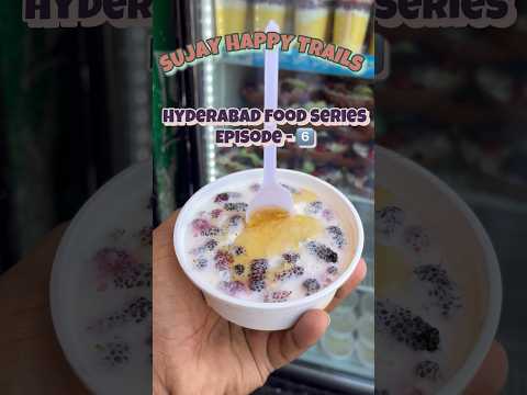 SHAHTOOD MALAI💜| Hyderabad Food Series ep:6 | Sujay Happy Trails #Hyderabad #foodshorts #dessert