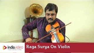 Raga Series - Raga Surya on Violin by Jayadevan
