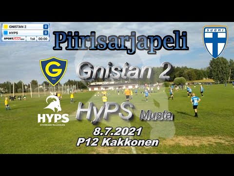 Piirisarja P12 Gnistan Keltainen 2 - HyPS Musta 5-1 (3-0)