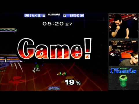 CT GamerCon 3 - Super Smash Bros Melee Singles - Grand Finals EMG Hax$ Vs Lintgod + Interview