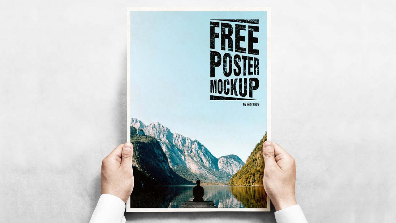 Free Poster Mockup Presentation