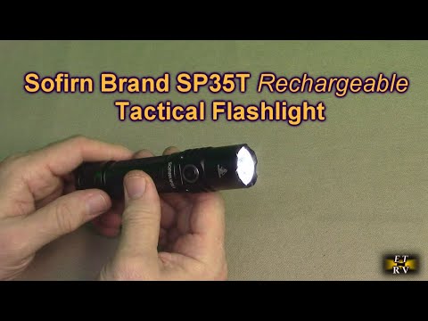 Sofirn SP35T Rechargeable Tactical Flashlight, Super Bright Pocket LED with Dual Switch, IPX8 REVIEW