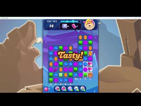 Candy Crush Saga Nightmare Level 707 Completed | F2P Strategy & Audio Talkthrough